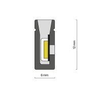 Гибкий неон   50W Белый 432031 12x6 24V IP67 6000K