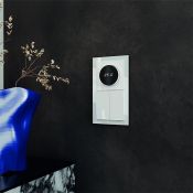 Терморегулятор электронный VOLTUM S70 с индикацией и датчиком для теплого пола белый глянцевый