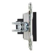 Розетка встраиваемая HDMI IEK SKANDY SK-H10-K02 SK-H01Bl черный