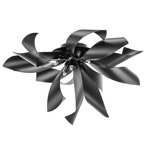 Люстра накладная Lightstar без лампы Turbio 754167 6х40W G9 фигурная черный