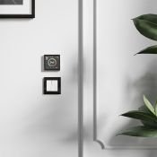 Терморегулятор WERKEL W1851101 сенсорный с Wi-Fi и LCD дисплеем для теплого пола белый