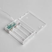 гирлянда фигурная на батарейках «Мишура» Белый роса 100 LED 5 м , IP20, серебристая нить