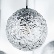 Подвесной светильник без лампы Lightstar 815210 BARI 1х40W G9 шар хром/прозрачный
