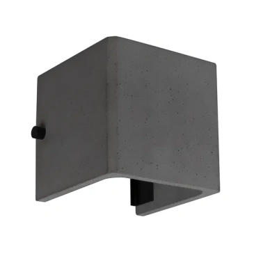 светильник  6W Белый теплый 051748 LGD-PERAN-WALL-S120x120 (WH, 0-80 deg) 220V IP65 накладной черный
