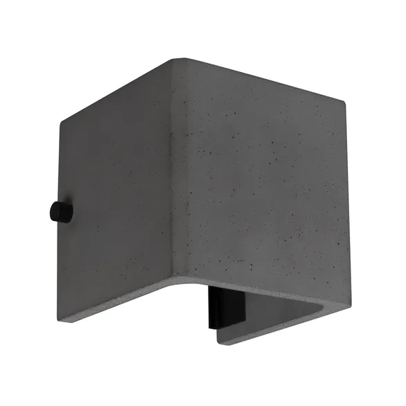 светильник  6W Белый теплый 051748 LGD-PERAN-WALL-S120x120 (WH, 0-80 deg) 220V IP65 накладной черный