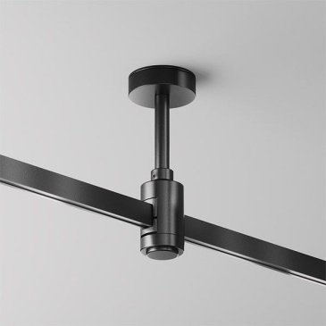 Крепление потолочное Короткое / Short 78мм с вводом питания Flarity TRA156C-B1-B чёрный