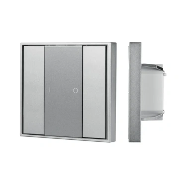 Панель Knob DALI-201-23-1G-DIM-DT6-IN Silver (BUS, Frame) 048181