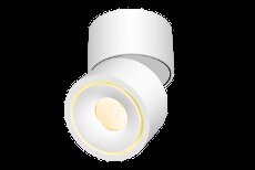 Накладной светильник  10W Белый теплый ORBITA X MINI WHITE 220V дим. откидной поворотный круглый белый