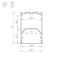 алюминиевый профиль LINE-S-5075-2000 ANOD 041646