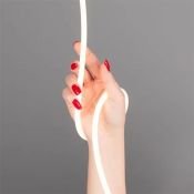 Светодиодная лента Белый дневной CSP 24V  8W/m 960Led/метр 053352 герм (PSW - матовая силиконовая экструзия) LUNA-X960-D8mm 4000K