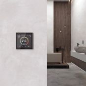 Терморегулятор WERKEL W1851104 сенсорный с Wi-Fi и LCD дисплеем для теплого пола дымчатый