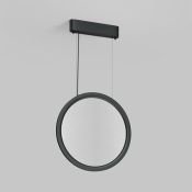 Подвесной светильник  25W Белый -MIX DENKIRS VEIL DK6605-BK 230V с ПДУ круглый черный