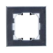 Рамка пластик 1 пост IEK BRITE BR-M12-44-K53 РУ-1-БрГ-44 графит IP44
