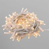 гирлянда НИТЬ  2.5W Белый теплый UL-00013245 ULD-F90PRO S5M-050-SWK WW, белый провод 5 м. 220V, 50 Led, IP67, без мерцания без вилки