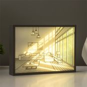 светильник-ночник 3W Белый &quot;Солнечная комната&quot; LED от USB 3,5х15,5х21,5 см