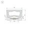 Архитектурный силиконовый профиль WPH-FLEX-3020-TOP-S16-10m WHITE 062838