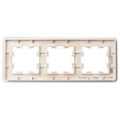 Рамка стеклянная 3 поста IEK BRITE BR-M32-G-41-K97 РУ-3-2-Бр дымчатый RE