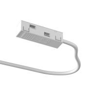 Ввод питания для магнитного шинопровода TRA034B-42W-1 Exility белый