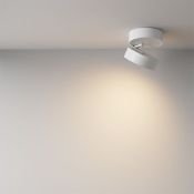 Накладной светильник  18W Белый теплый Onda C024CL-18W3K-W-1 220V откидной поворотный круглый белый