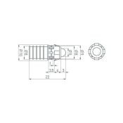 Светодиодный модуль герм. 1led Белый холодный 12V круглый 025876 ARL-D9 12V