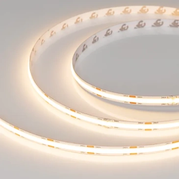 Светодиодная лента Белый теплый  CSP 24V 11.5W/m 544Led/метр  герм 031904(2) COB-NANO-X544 3000K IP65