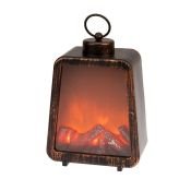 фигурка  светодиодная 4,5W Белый теплый камин &quot;Лофт&quot;, 511-034, 3Led, 3хC, с эффектом живого огня, IP20
