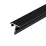 Накладной алюминиевый профиль STRETCH-SHADOW-TECH-CEIL-2000 BLACK (A2-DELTA) 040704