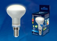светодиодная лампа рефлектор R50 Белый теплый  6W UL-00001491 LED-R50-6W/WW/E14/FR PLS02WH