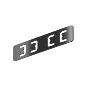 Коннектор прямой накладной/встраиваемый черный Exility X TRA239C-21B чёрный (2шт)