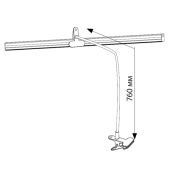Подставка пластиковая для светильника UL-00010377 UFP-M04D-600 WHITE