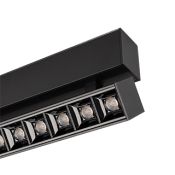 Магнитный трековый светильник 18W Белый теплый MAG-LASER-FOLD-45-S480 15deg  24V на магнитный шинопровод черный 026978