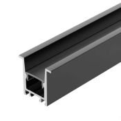алюминиевый профиль S-LUX SL-COMFORT-2322-F-2000 ANOD BLACK 031771