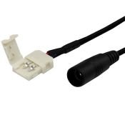 Коннектор с Jack для одноцветной светодиодной ленты шириной 8 мм 144-102