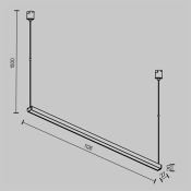Трековый светильник 52W Белый теплый Базис/Basis Elasity 120deg TR170-1-52W3K-B IP20 на шинопровод черный