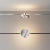 Трековый светильник 7W Белый теплый TR152-1-7W3K-PT Плато / Plato Flarity IP20 платина