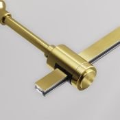 Крепление настенное Wall одинарное удлиненное Flarity TRA155CW-SL1-BS латунь