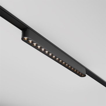 Трековый светильник 16W Белый теплый Точки / Points Radity TR082-1-18W3K-M-B на магнитный шинопровод черный