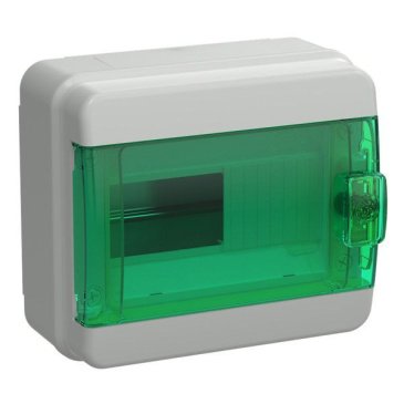 Корпус пластиковый TF5-KP72-N-08-65-K03-K06 КМПн-8 IP65 зеленая прозрачная дверь TEKFOR IEK