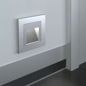 Встраиваемый светильник    1W Белый дневной WL06-BL-02-LED 220V IP20 квадратный / W1154206 серебряный