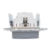 Штепсельная розетка встраиваемая IEK SKANDY 16А SK-R16-16-44-K03 SK-R11Gr с з/к без з/ш и крышкой серый IP44