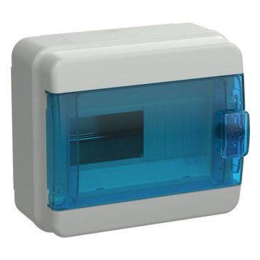Корпус пластиковый TF5-KP72-N-08-65-K03-K07 КМПн-8 IP65 синяя прозрачная дверь TEKFOR IEK