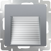Встраиваемый светильник    1W Белый дневной WL06-BL-02-LED 220V IP20 квадратный / W1154206 серебряный