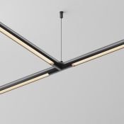 T-образный плоский коннектор для системы Shelf без ввода питания CA015TC-B чёрный