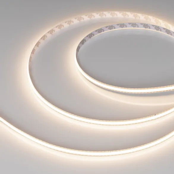 Светодиодная лента Белый теплый CSP 24V 11W/m 544Led/метр 043415 COB-X544-8mm 3500K FreeСut