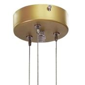Люстра подвесная Lightstar без лампы 811152 PITTORE 5х40W E27 золото