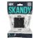 Штепсельная розетка встраиваемая IEK SKANDY 16А SK-R14-16-1-K02 SK-R06B с з/к и шторками безвинтовое крепление черный