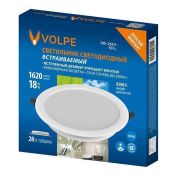 Встраиваемый светильник  18W Белый UL-00013164 ULM-Q237 18W-6500K WHITE IP40 круглый белый