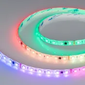 Светодиодная лента RGB 5060 24V 14W/m 60Led/метр IP65 039607 герм (силикон) DMX-SE-B60-10mm