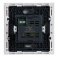 Розетка встраиваемая USB IEK FORTE&PIANO A+A 3,1А FP-U21-D31-K01 FP249 белый