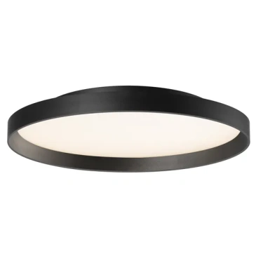 Накладной светильник  60W Белый теплый 055590 SP-ESTELY-R800 (WH, 80 deg, 230V, TRIAC) 3000K круглый черный